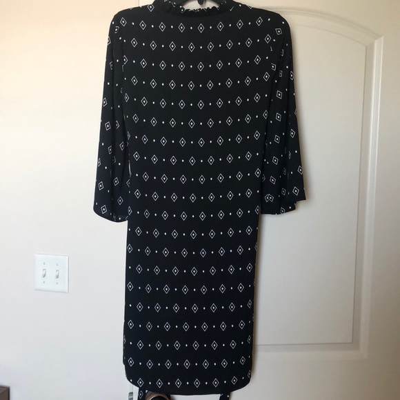 NWOT WHBM Soft Printed Shirt Dress - Picture 6 of 8
